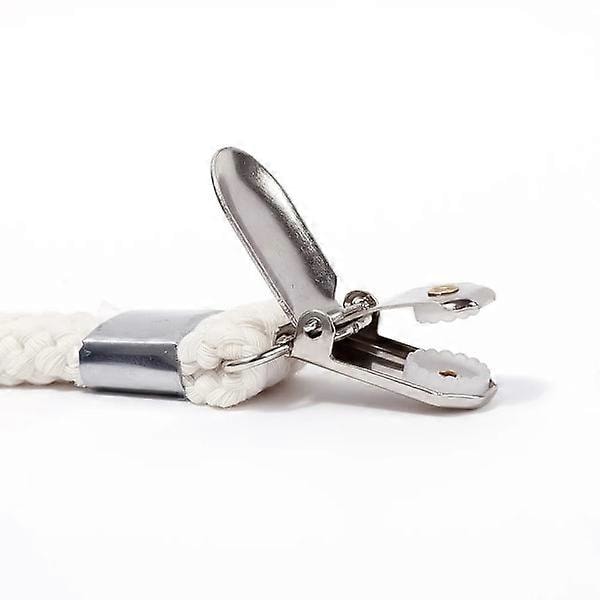 4 stk Håndkleklype Håndkleholder HVIT hvit
