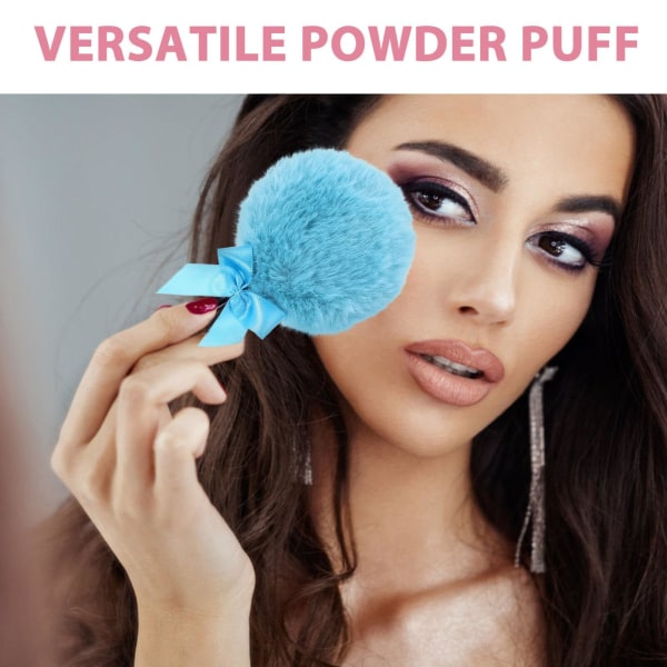 2 stk pudderpuff makeup puffer for pudder makeup puffer pads makeup verktøy kvinner makeup puff