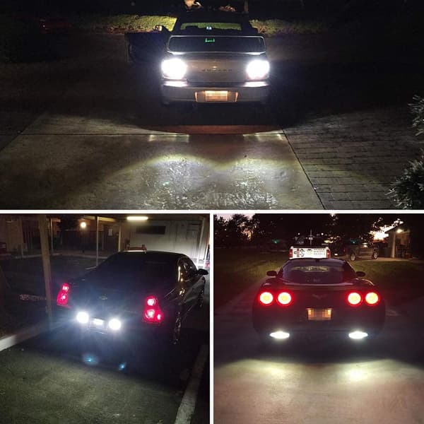1157 LED-pærer 12V 24V - Super Bright White 6000K - For bremselys/stoplys/baklys