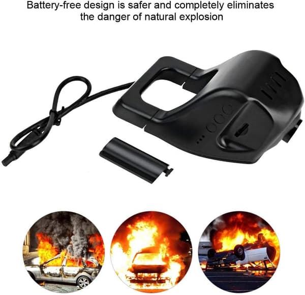 Bilde dashbordkamera, dashbordkamera USB kjøre videoopptaker bil DVR 1080p dashcam G-sensor for Android