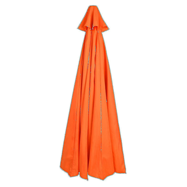 Bedst sælgende udskiftning stof haveparasol baldakin til 6/8 arm terrasse solparaply 50% tilbud Orange 300cmx6k