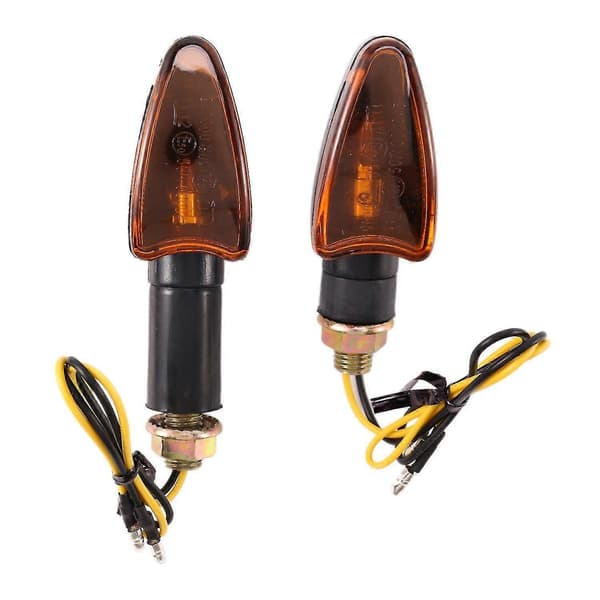 Universal 12V Motorsykkel Blinklys Indikatorlys Foran Bak Blinker Halogenlys