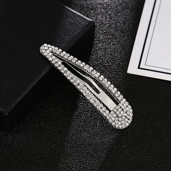 4 kpl Rhinestone-neppari silver,gold
