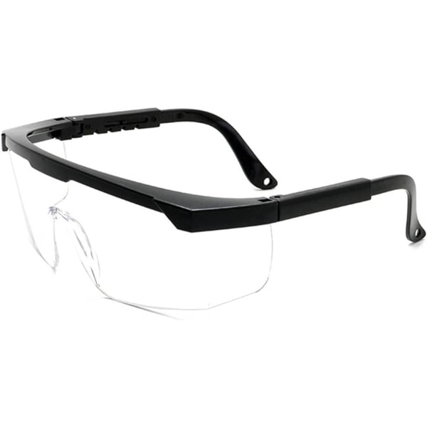 Sikkerhetsbriller Beskyttende Øyebeskyttelse Briller Anti-Scratch Googles for Menn Kvinner Klart for DIY, Lab, Sveising, Sliping, Sykling, Laboratorium