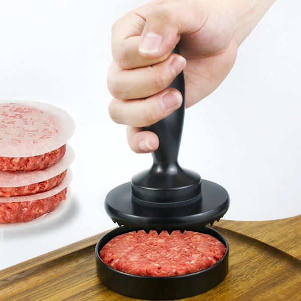 Burgerpress, Multifunktionell köttpress, Manuell köttpress, Biffpresshammare, Dubbelsidig burgerpress, Konvex tapphammar