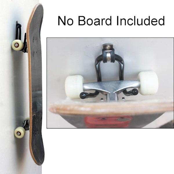 Skateboard väggställ väggförvaringsklämma skateboard väggställ väggmontering - för skateboard och longboard
