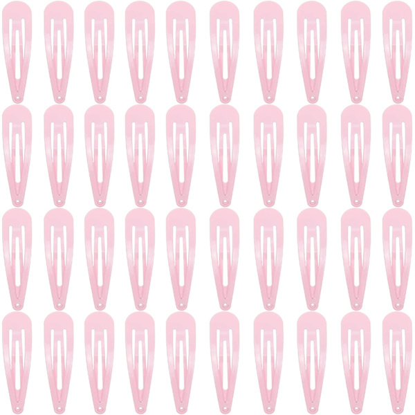 40-pack hårklämmor Pink