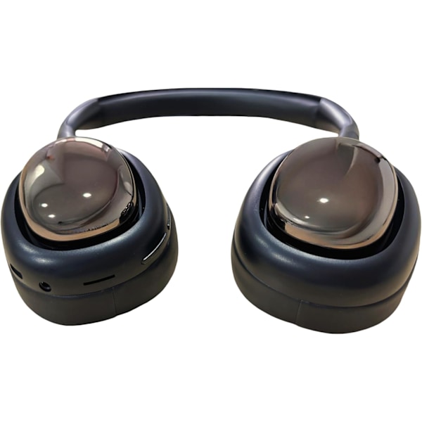Bluetooth 5.3 Over-Ear Trådløse Hodetelefoner med Bass og Stereolyd, Hodebøyle Headset med Lang Batteritid, Moderne God Lydende Øretelefoner (Svart)