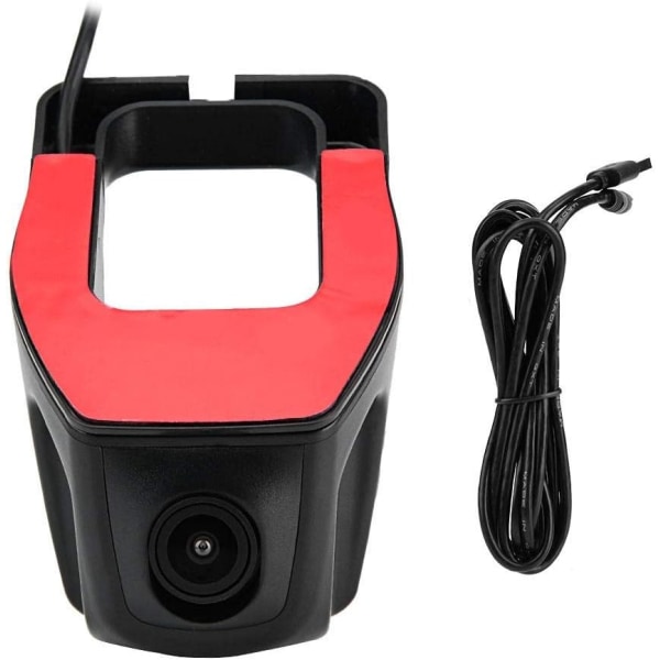 Bilkøreoptager, Dash-kamera USB-kørevideooptager Bil DVR 1080p Dash Cam G-sensor til Android