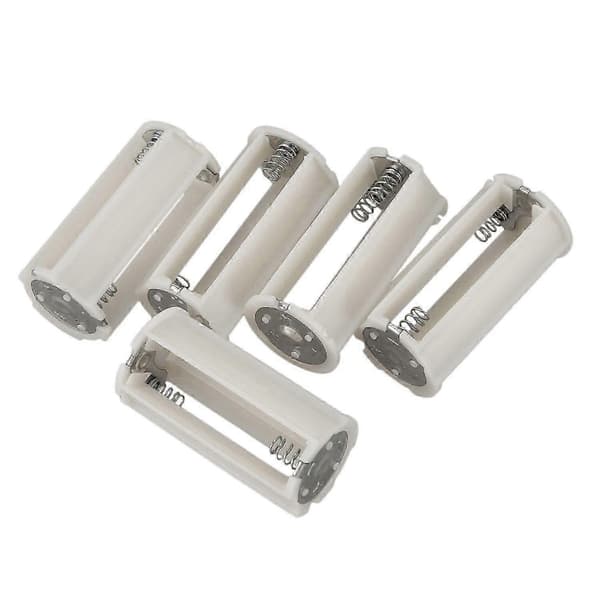 Seriel forbindelse cylindrisk 3x 1.5V AA batteri plastikholder 5 stk
