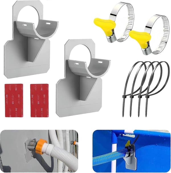 10-pack Poolslangstöd | Tillbehör för ovanjordspool med punkteringsskydd