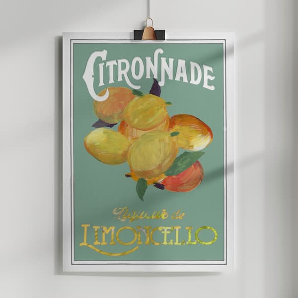 Lemonade Limoncello -juliste 50x70 cm