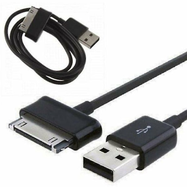 2X Hurtigladerkabel 4 Samsung Galaxy Tab 2 7.0 10.1 Tommers Nettbrett Usb Data Synkronisering