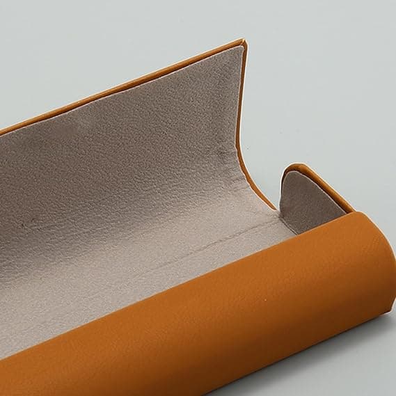 Solglasögon Organizer Förvaring - Retro Repskyddad Konstläder Glasögon | Slim Design Glasögonfodral Organizer