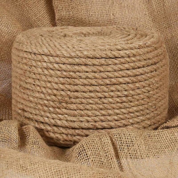 Juterep 50 m lång 10 mm tjock