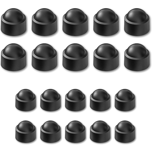 Mutterikorkit, kuusikulmaiset ruuvikorkit, suojaavat mutterikorkit, mutterikorkit, M10 mutterikorkit, M8 korkit, 40 kpl