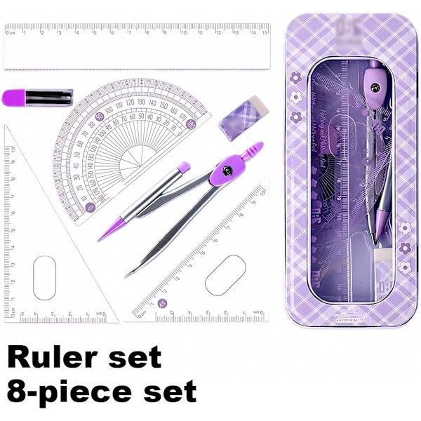 Geometrikit, Geometrikompass, Kompassritningsgeometriuppsättningar, Geometrisk ritlinjal