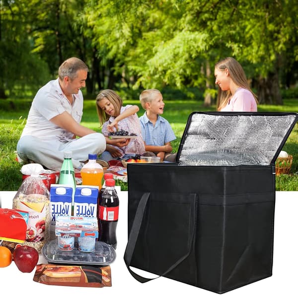 Isoleret kurv, sammenklappelig madopbevaringspose til picnic