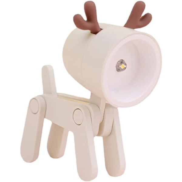 Mini Animals Led skrivebordslampe (beige, hjorte) Beige