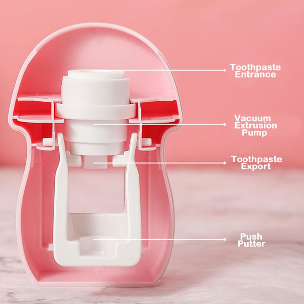 Automatisk tannkremdispenser Veggmontert håndfri for barn og familie dusjtoalett