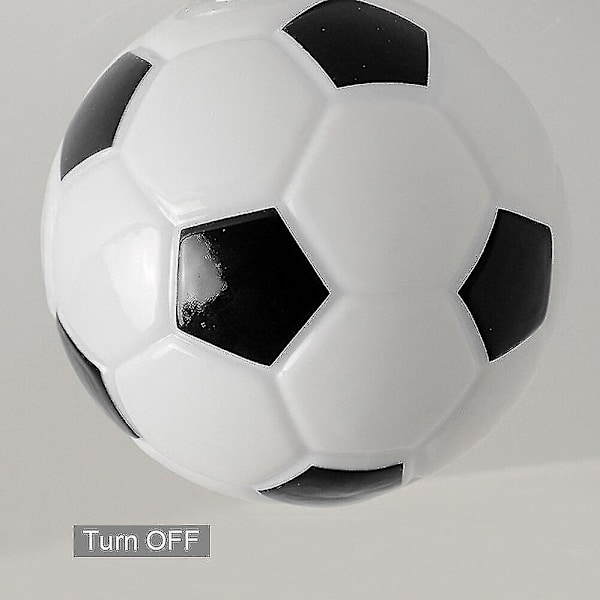 20cm Fodbold Loftlampe - LED Loftlampe til Indendørs Bar, Børneværelse, Soveværelse black