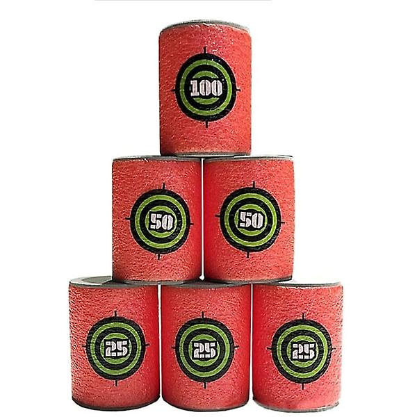 6 Mål til Nerf-våben Røde