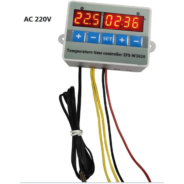 ZFX-W3020 Digital Intelligent Temperaturregulator Termostat Timer Switch Modul -55-110 Celsius (AC 220V)