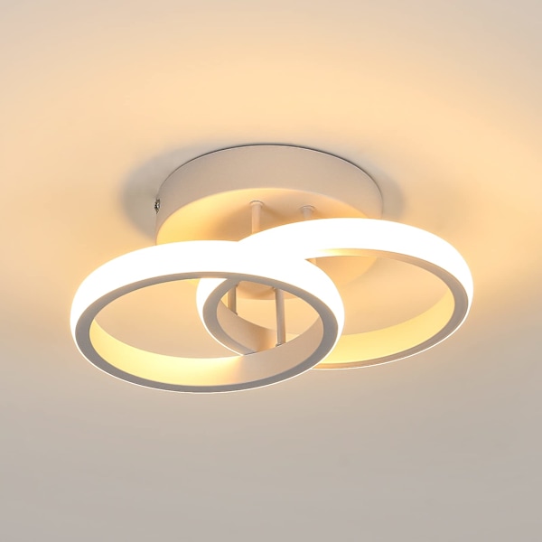 Moderne LED-taklampe 20W LED-taklampe Enkel dobbel sirkel kryss