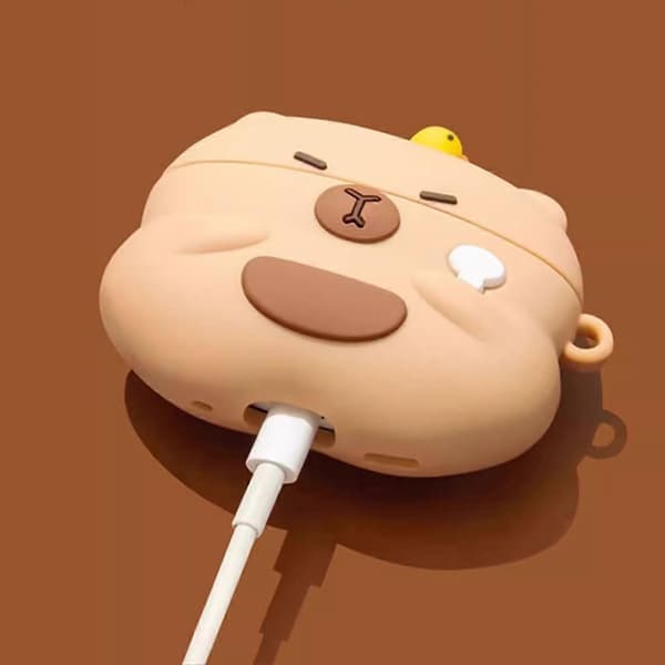 Sött tecknat fodral designat för AirPods 4, 4:e generationen