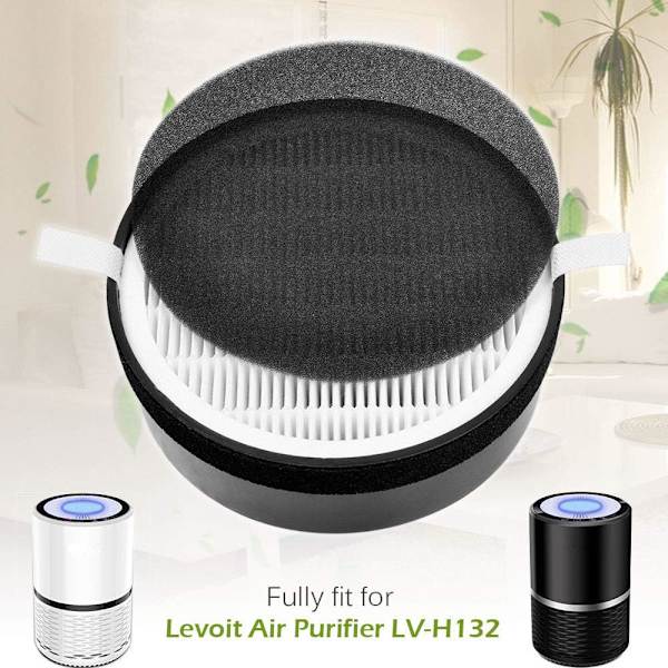 2 kpl Levoit LV-H132 -ilmanpuhdistimen vaihtosuodatin 2pc