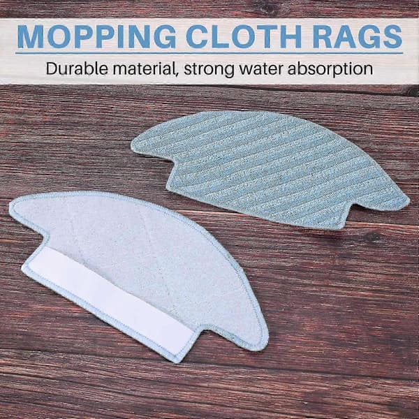 Udskiftningsklud til moppe, roterende moppe, kompatibel moppedel, plastikmateriale til hjemmebrugere, 1 stk.