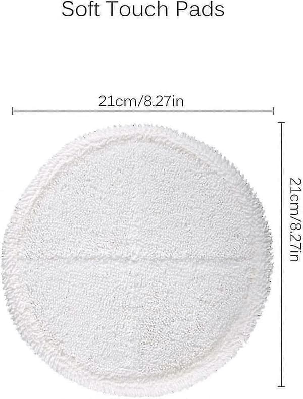Mikrofiber dampmopper for Black+decker dampmopp 1600-serien 2-pakninger