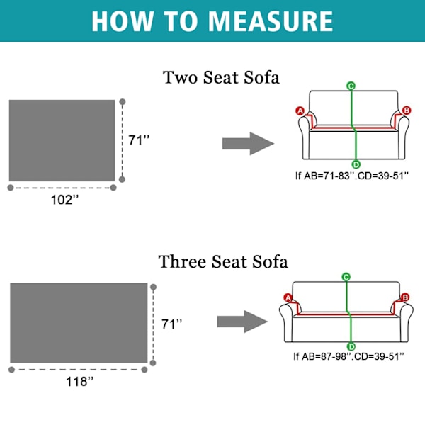 Soffa filt för 2/3/4-sits, soffa filt, sofföverdrag, bomull, tvättbar, halkfri, smutsavvisande kudde, sofffilt 180*300cm