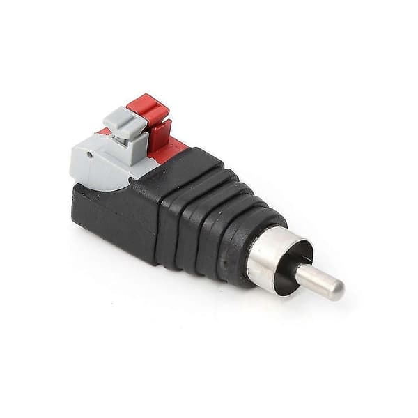 Højttalerledning A/V-kabel til o Han RCA-stik Adapter Jack Press Terminal