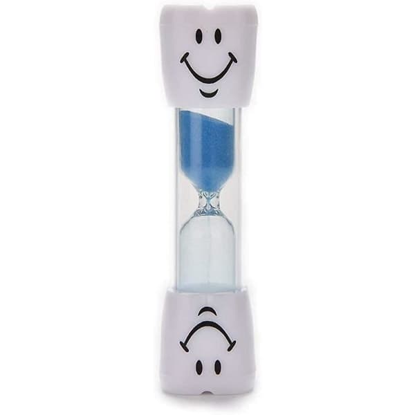 3-pakning barnetimer for barn, 2-minutters smile-timeglass, timeglass