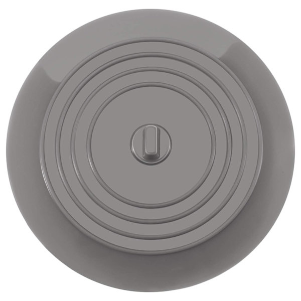 Vaskestopper Silikon Grå 15 cm Grå 15 cm Grey