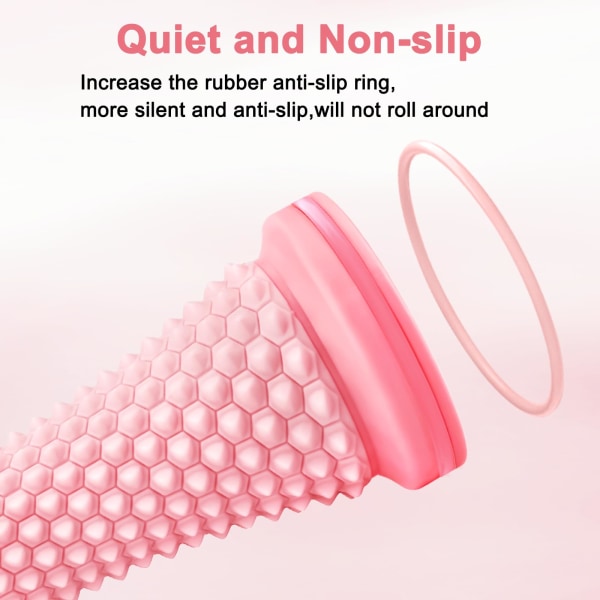 Plantar Fasciitis Massager, Fotmassasjerulle, Oppgradert Fotmassasjer for Plantar Fasciitis Gjenoppretting og Stramme Muskler Avslapping (Rosa) Pink