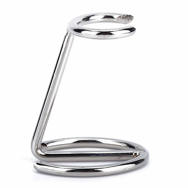 Barberkniv og børsteholder i rustfrit stål, holder til barberbørste, holder til barberkniv og børste, barberværktøj Silver