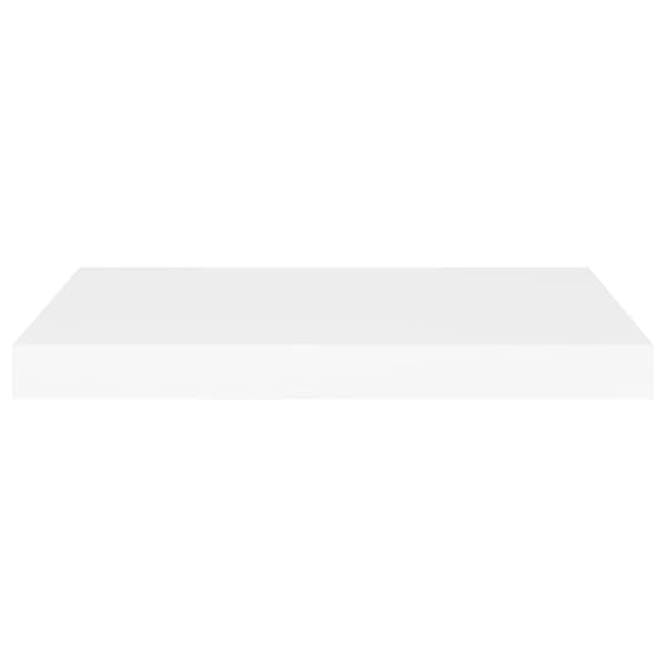 vidaXL Kelluva seinähylly valkoinen 60x23,5x3,8 cm MDF white Vit