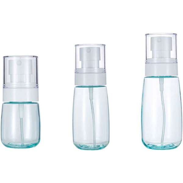 Sprayflasker, 30 ml 60 ml 100 ml Klar tomme Fine 3 stk tåkesprayflasker Små reisepåfyllbar væske for eteriske oljer, lekkasjesikker, BPA-fri
