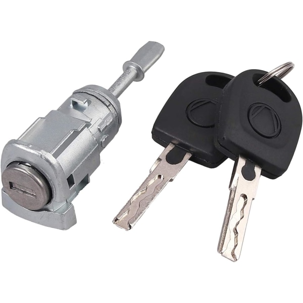 604837167 Säkerhetslåscylinder Vänster dörrlås för fordon med nyckel Kompatibel med Golf IV Bora Skoda