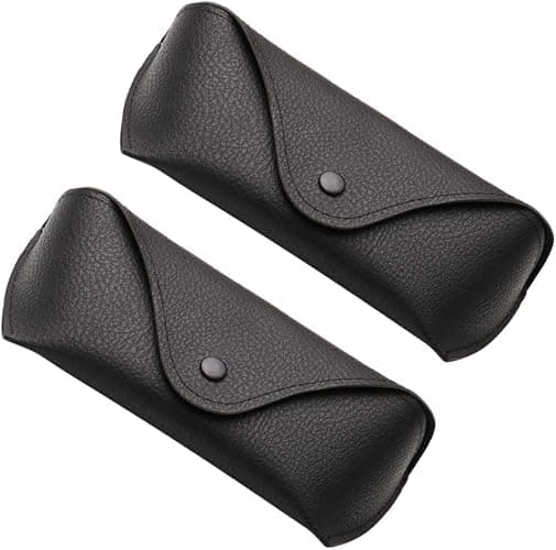 2 st Bärbara Glasögonfodral (Svart) Black