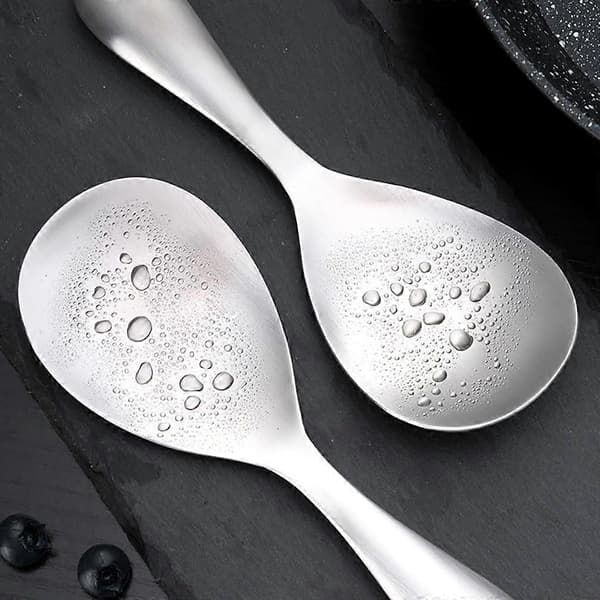 1 Styck 304 Rostfritt Stål Msk Sked Risotto Sked Stor Rissked