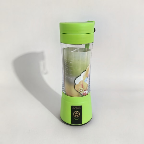 Bærbar Blender, Mini Smoothie Blender Milkshake Juicer Kopp Babymat Maker, Oppladbar med USB 380ml Seks Blad