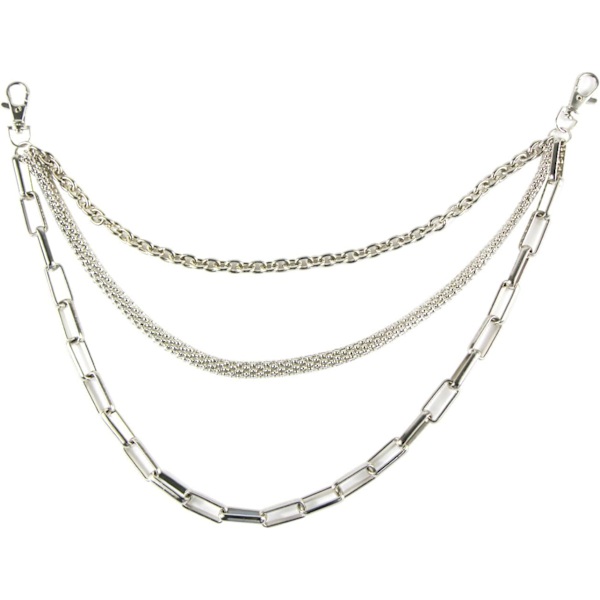 Punk Hip Hop -housujen avaimenperäketju square chain