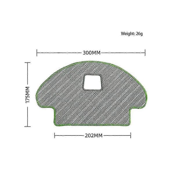 Udskiftnings mikrofiber dampmoppepuder til SC2-SC5 modeller, gulvrenseklude
