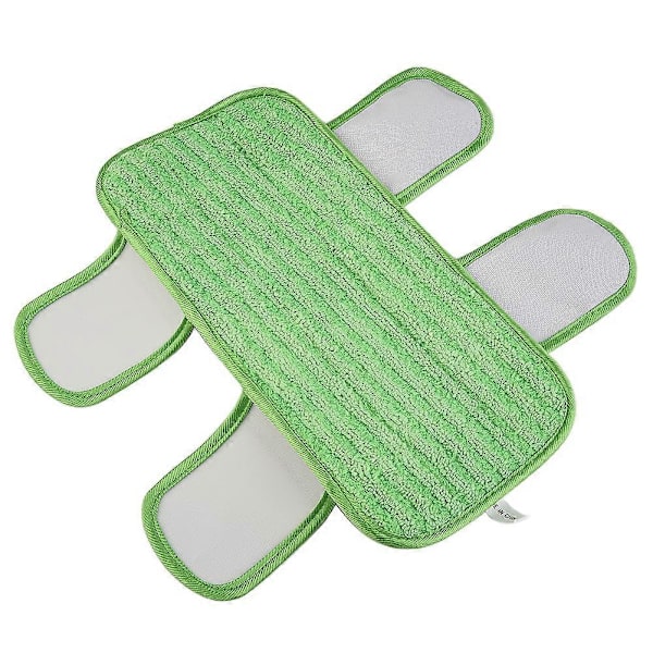 8 stk. udskiftnings dampmoppe mikrofiber kludepude til moppe trekantet moppe