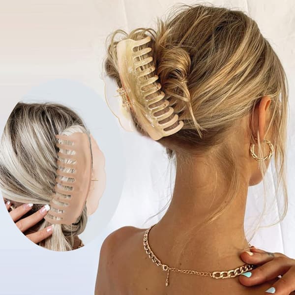 2 stk. store hårklemmer til kvinder