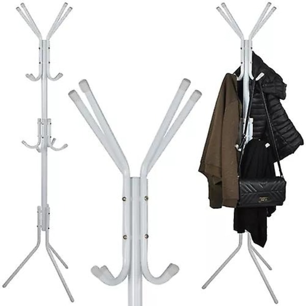 Stående klädställning 170cm - vit