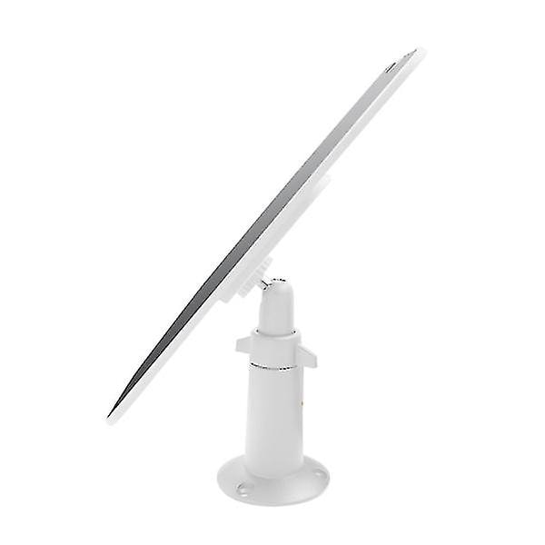 Solpaneler 4W för Eufy Eufycam 2/2 Pro/2C/2C Pro/E Väggfäste med 3m strömkabel vit 1st